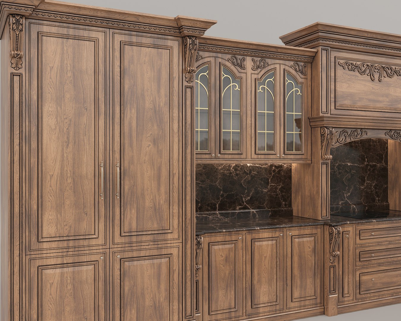 3D model Classic Kitchen 6 - TurboSquid 2156179