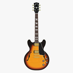 c4d guitar gibson es