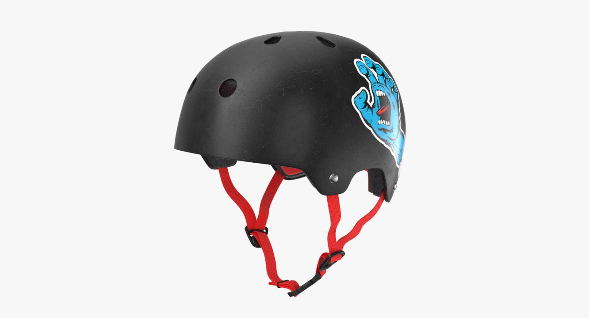 3D Skateboard Helmet Black TurboSquid 1263720