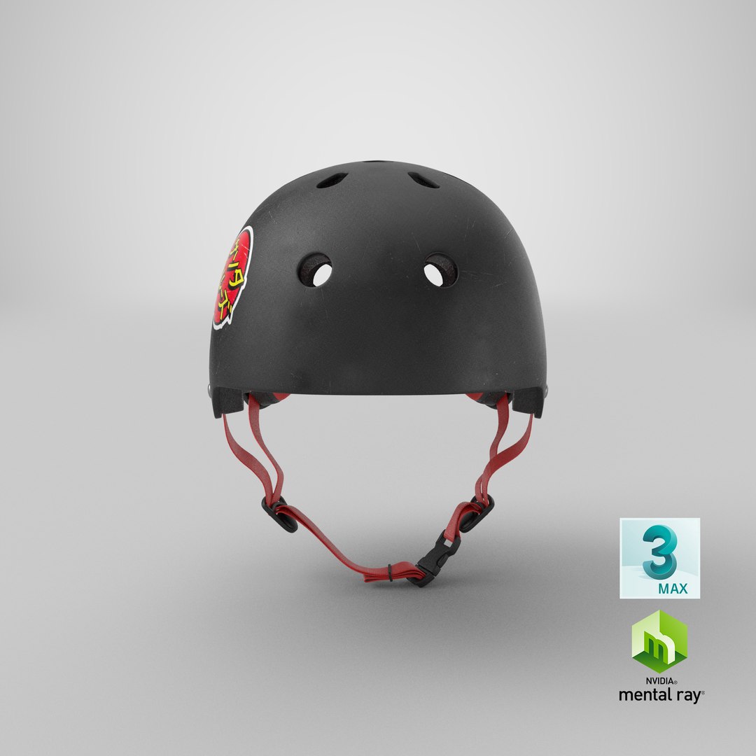 3D skateboard helmet black https://p.turbosquid.com/ts-thumb/2x/LImviF/ilDX8SlR/render.0001/png/1521558599/1920x1080/fit_q87/dba9c565cbaea9482009b59fadd2d854bd798b25/render.0001.jpg