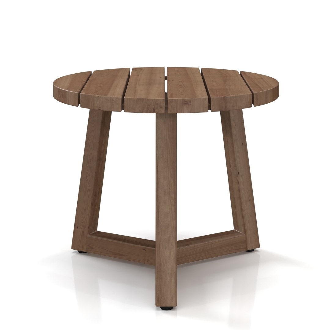 Laguna Outdoor Side Table PBR 3D Model - TurboSquid 2242668