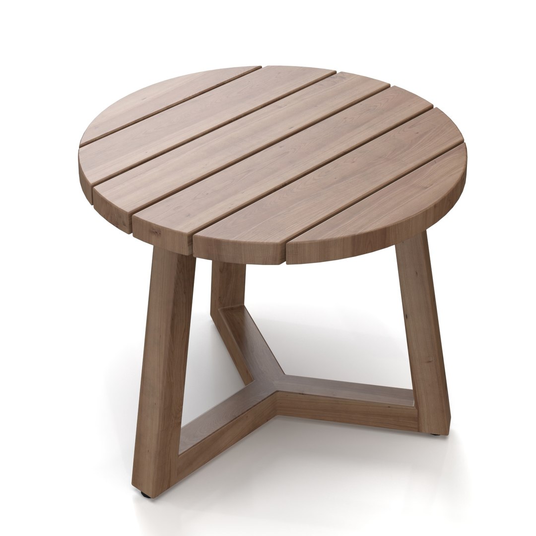 Laguna Outdoor Side Table PBR 3D Model - TurboSquid 2242668