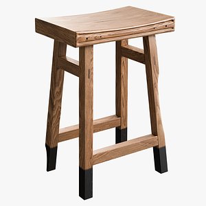 realistic living stool 3D model