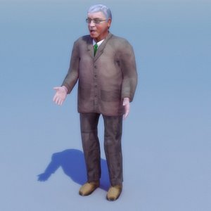 max elderly suit rigged