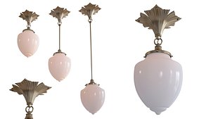 Wildwood Semi-flush Mount Lamp 3D model