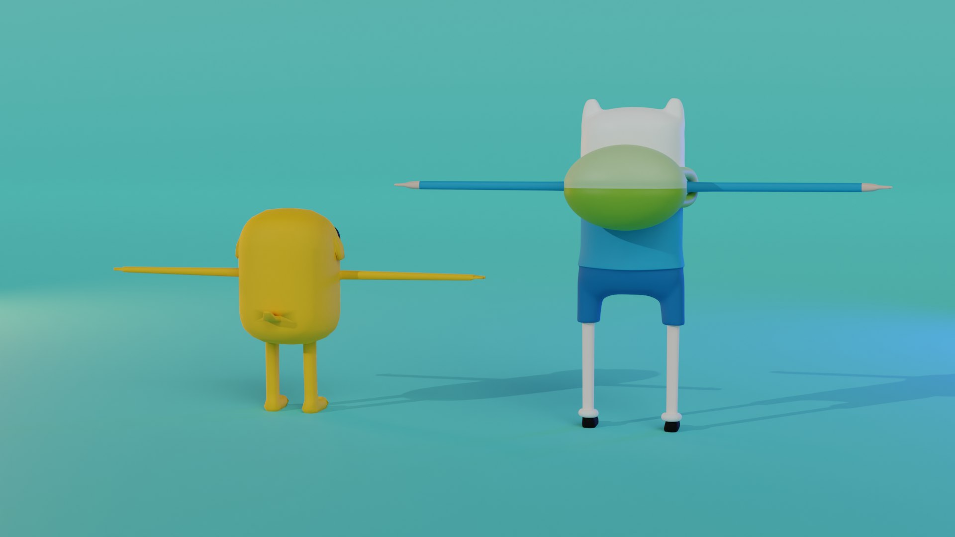 Finn Jake Adventure 3d Model Turbosquid 1630840