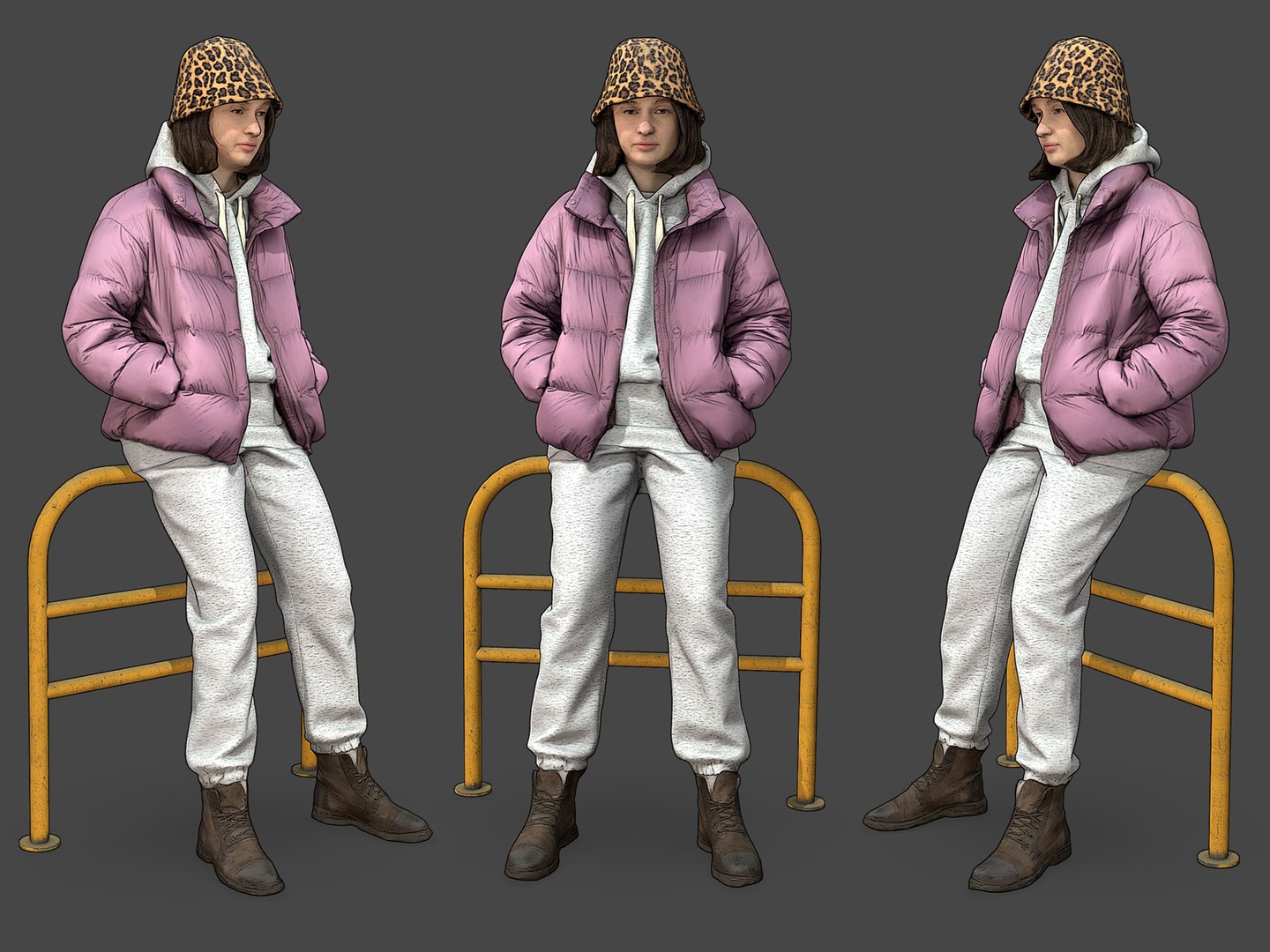3D Stylized Woman Character - TurboSquid 1723824