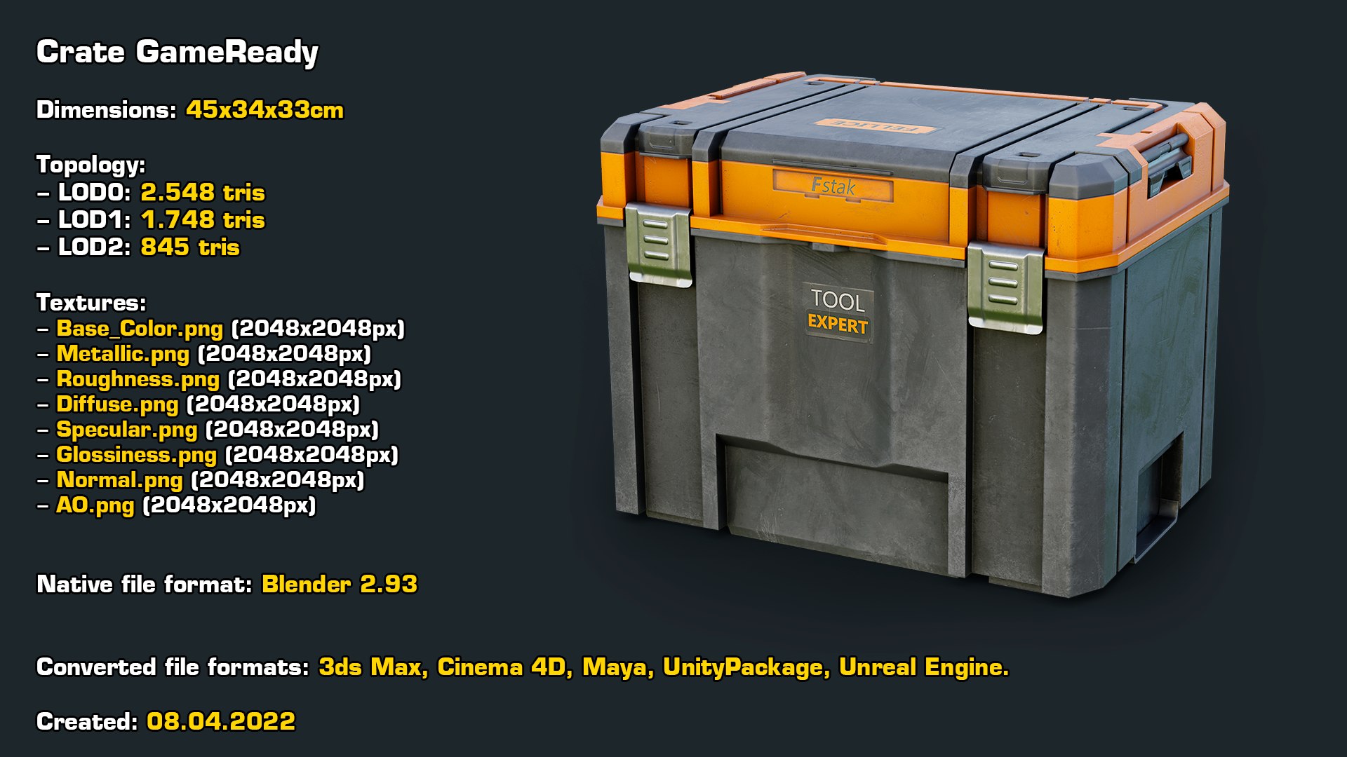 GameReady Hand Tools Collection LODs 3D https://p.turbosquid.com/ts-thumb/2x/aYufGO/m6/5/png/1663407157/1920x1080/fit_q87/ea3bcdc8f4779eda9294e02ba4265b9a8025d2da/5.jpg