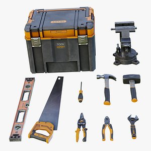 GameReady Hand Tools Collection LODs 3D