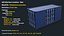 Collection Shipping Containers 36 in 1 3D model