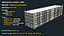 Collection Shipping Containers 36 in 1 3D model