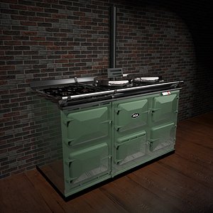 aga stove 3d 3ds