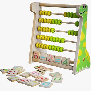 Wooden Abacus Toy PBR