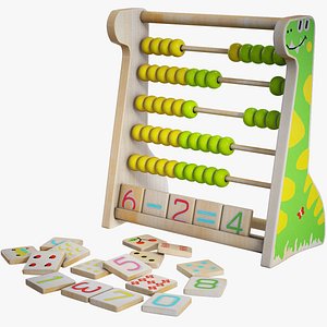 Wooden Abacus Toy PBR