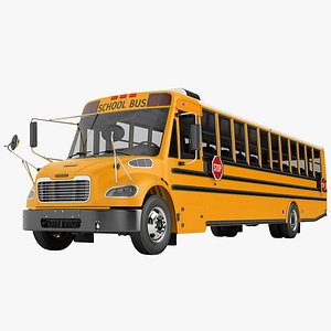 3D School Bus Generic 03