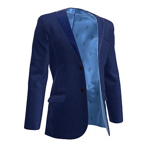 men suit jacket 3D
