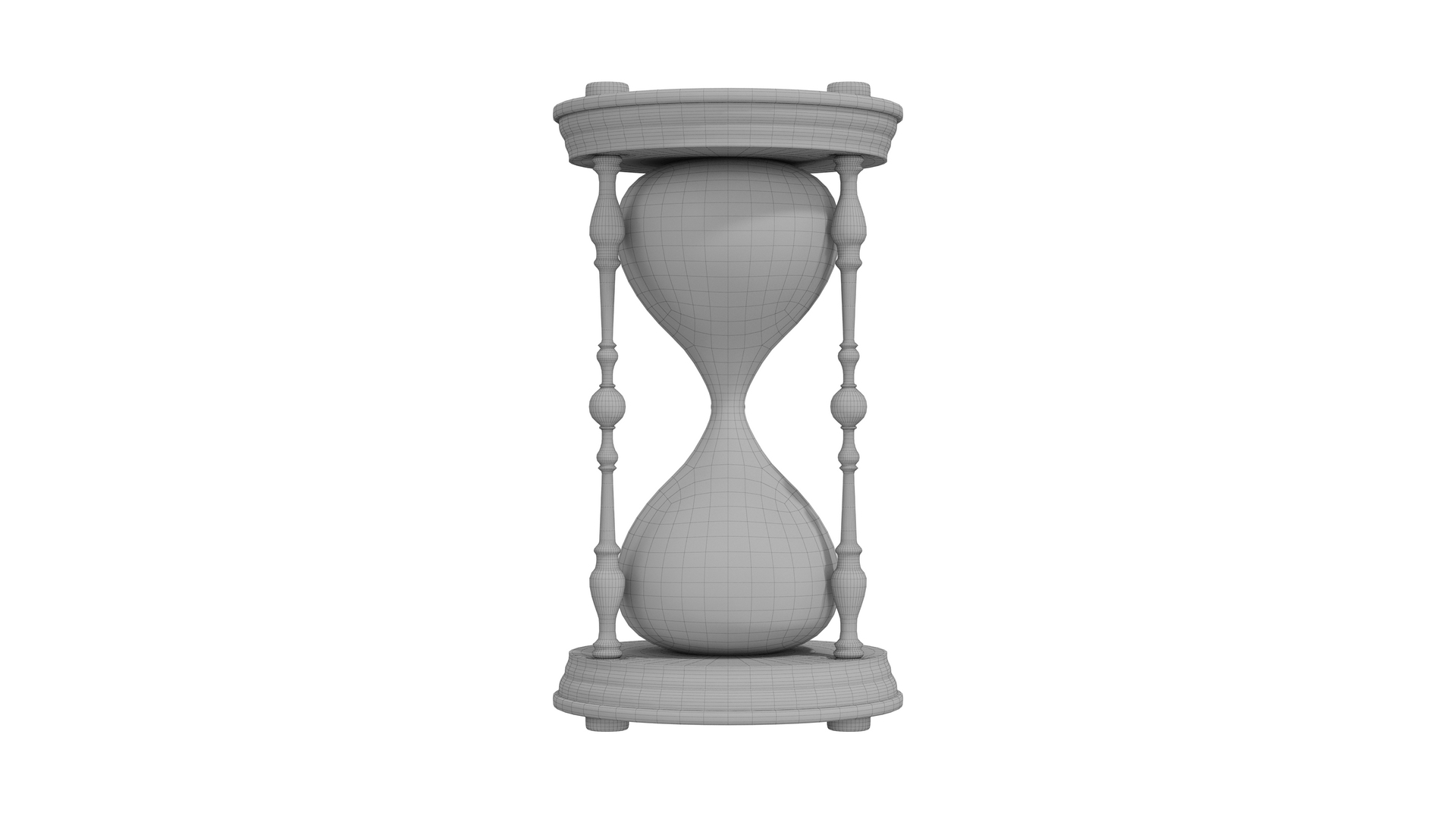 Hourglass Glass Hour 3d Model Turbosquid 1701108 