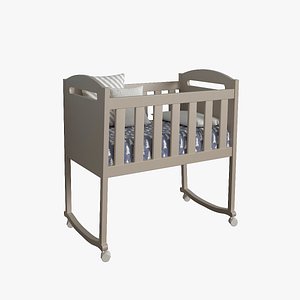 3D model Baby Cradle Moses