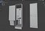 Mueble de baño retro japonés de baja poligonización