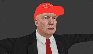 Donald 3d model