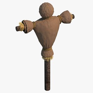 medieval training dummy 3D