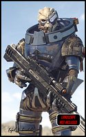 MASS EFFECT - Garrus Vakarian with Black Widow Rifle