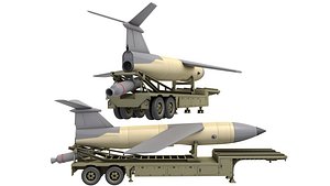 3D Missile System Martin TM 61 Matador model