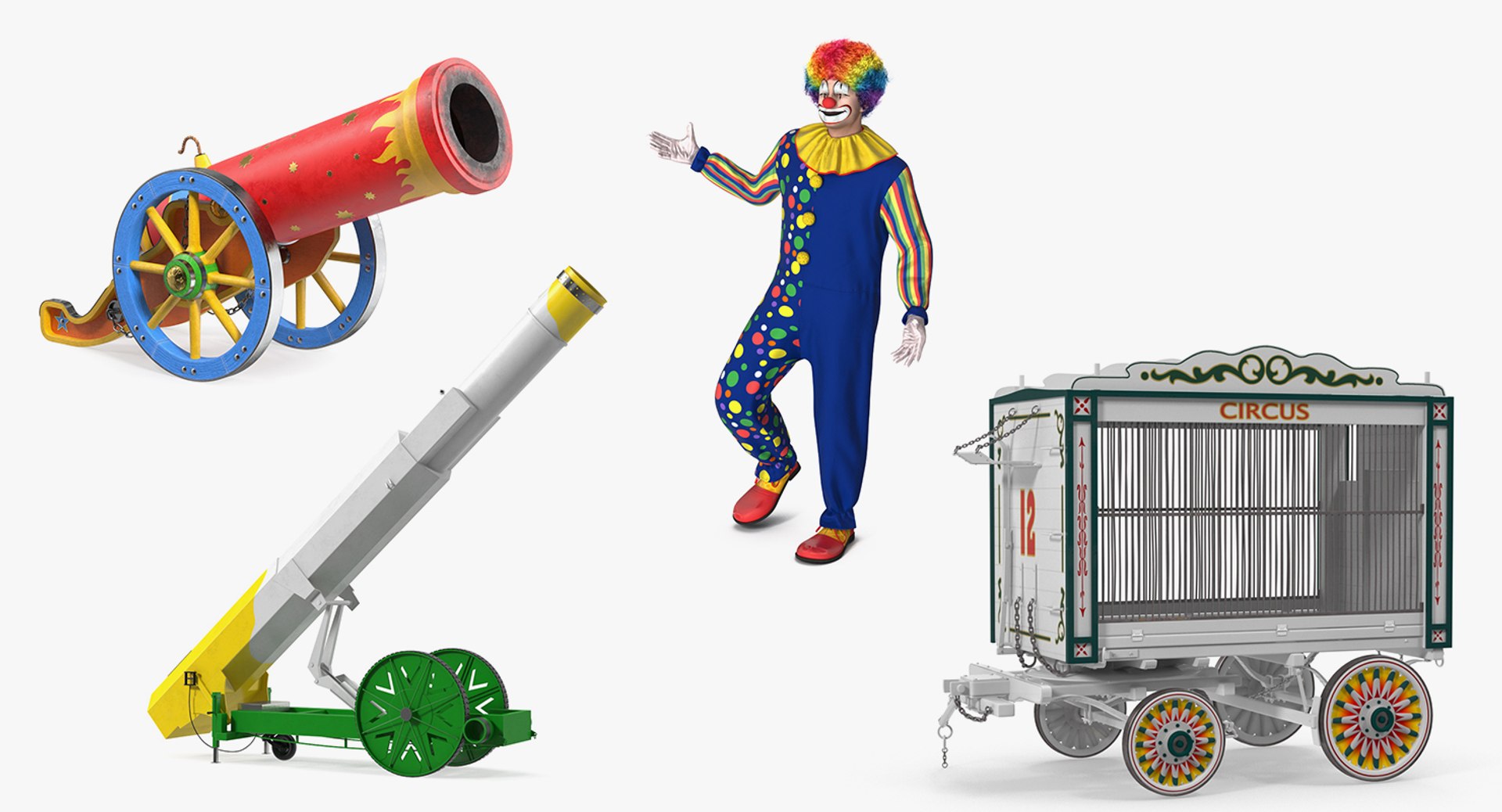 3D Clown with Circus Equipment Collection https://p.turbosquid.com/ts-thumb/2y/5Q1Atl/Fa/clownwithcircusequipmentcollectionc4dmodel001/jpg/1631214992/1920x1080/fit_q87/b5b6d593cd64ca472a0353b23f93ec94cb217086/clownwithcircusequipmentcollectionc4dmodel001.jpg