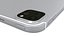 Apple iPad Pro 129 2021 Silver with pencil 3D model