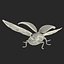 flying ladybug 3d model