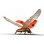 flying ladybug 3d model