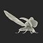 flying ladybug 3d model