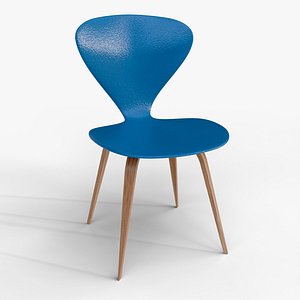 3D model Stylish Blue Designer Chair