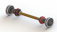 5FT Vibrating Screen Shaft Unit