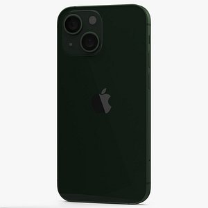 3D Apple iPhone 13 Mini Green model
