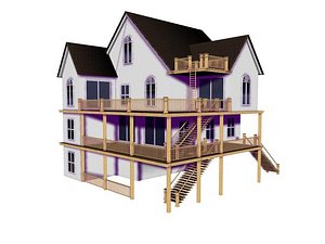 beach house 3d ma