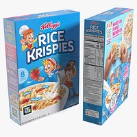 Rice Krispies Cereal Box Kelloggs