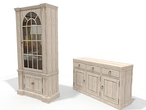 classic cupboard sideboard 3d model