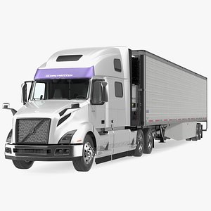 Volvo VNL 860 Truck with Vanguard Reefer Trailer