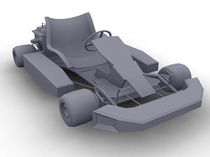 gokart kart 3d model