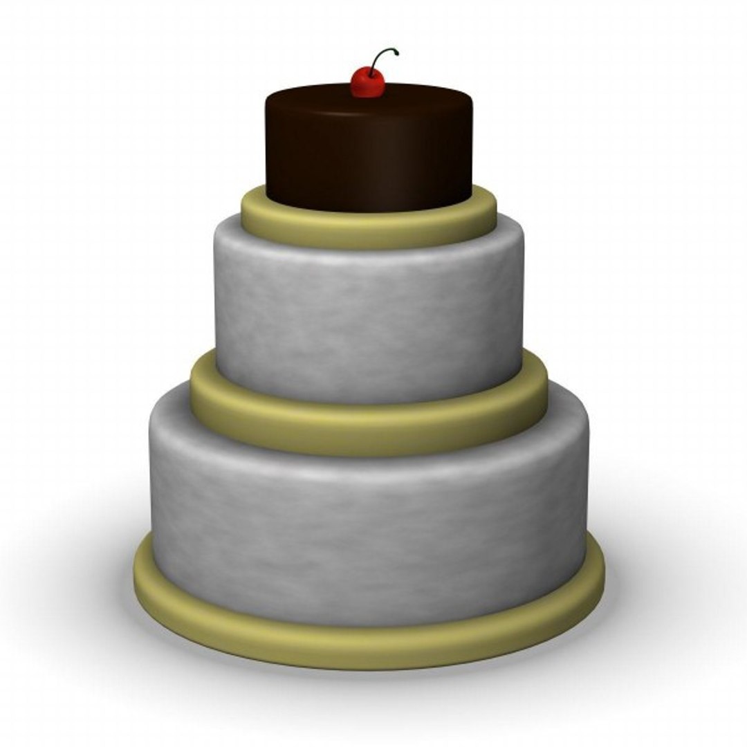 Cake 3D Model - TurboSquid 356692