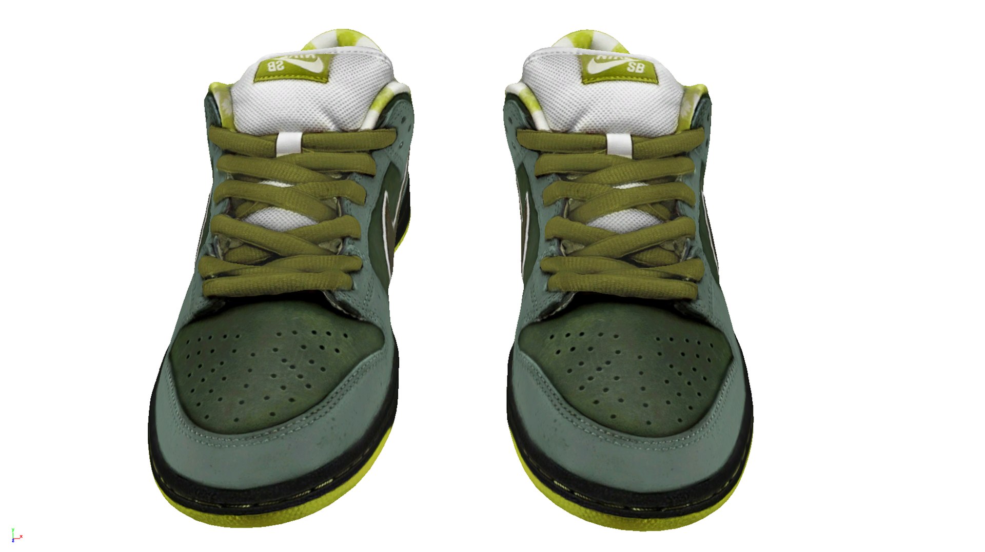 3D Model Concepts X Nike SB Dunk Low Green Lobster 3D Model Concepts X Nike SB Dunk Low Green Lobster