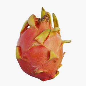 3D dragon fruit 03