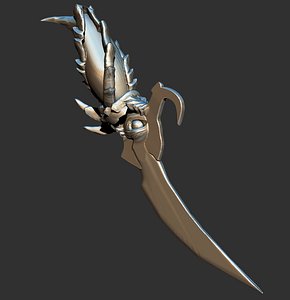 3D model dagger