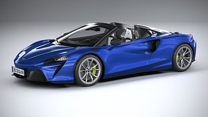 3D model McLaren Artura Spider 2025