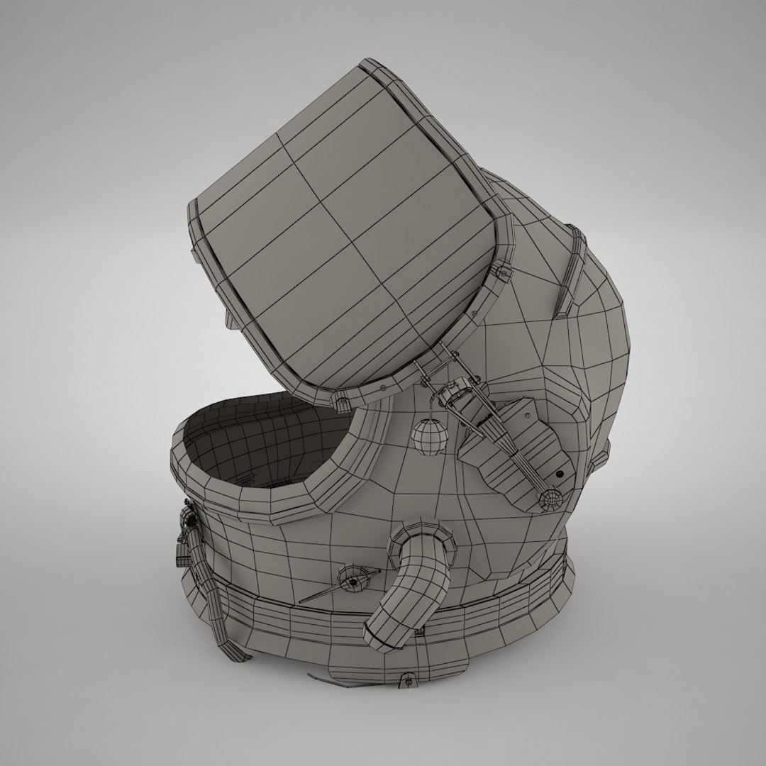 Russian space helmet 3D model - TurboSquid 1151789