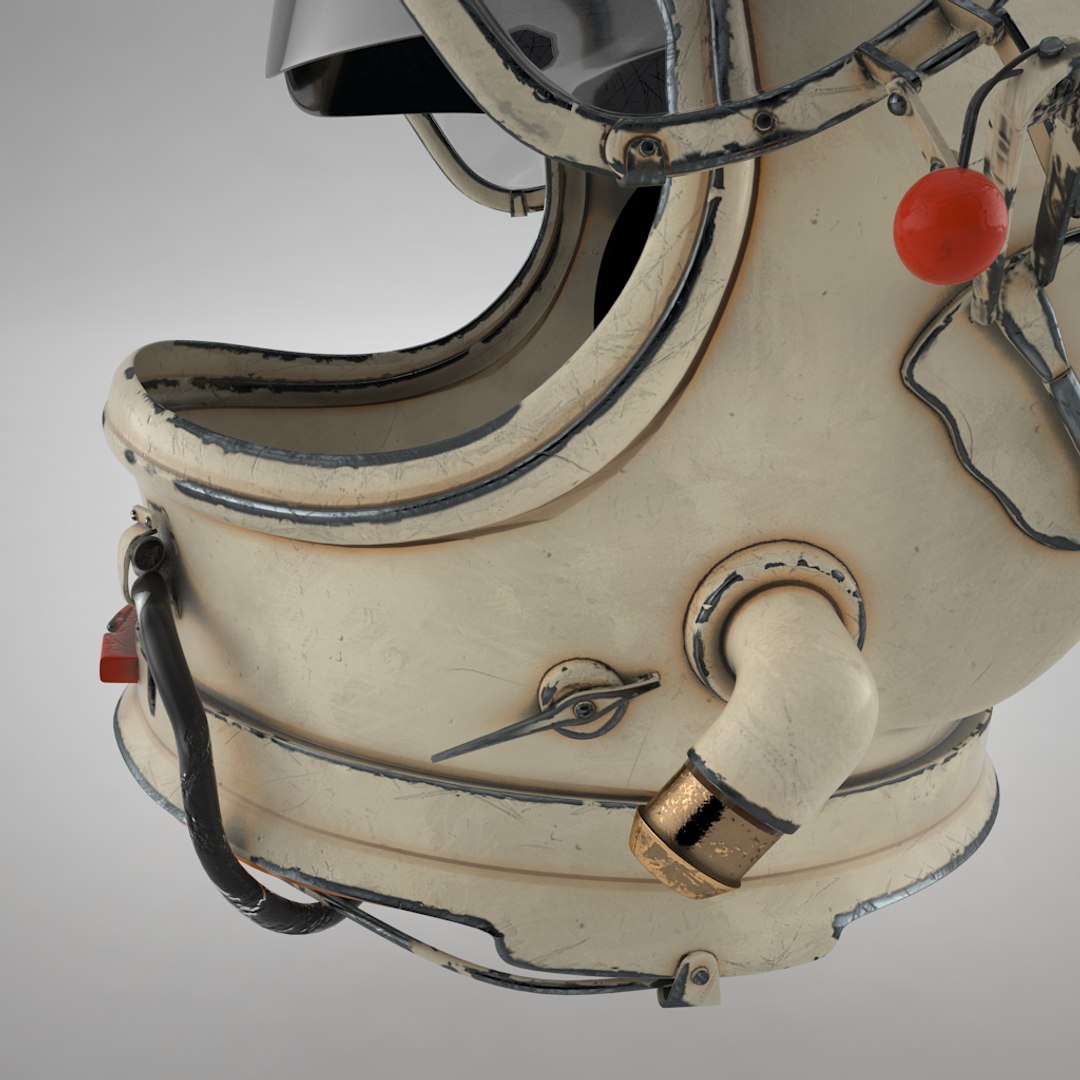 Russian space helmet 3D model - TurboSquid 1151789