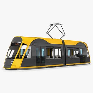 city tram generic 3D model