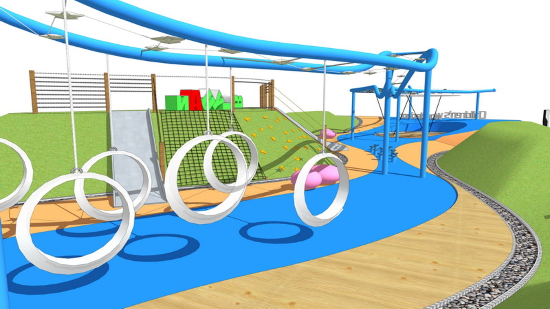 3D 25 OF Relax Space And Playground Draft Model2 Model - TurboSquid 2210415