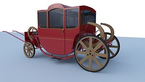 wagon carriage 3D